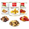 DUE ESSE S.N.C. DI SABATINI ALDO & C. TRIS DI VERDURE GRIGLIATE FUNGHI CHAMPIGNONS 750 GR + PEPERONI 800 GR + CARCIOFI A SPICCHI 780 GR IDEALI PER APERITIVI E APERICENE