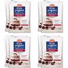 EasiYo Confezione da 8 bustine di yogurt alla ciliegia nera in stile greco, ogni bustina fa 1 kg di yogurt