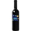 Bottle-Up Bottiglia di Vino IGT Toscana Rosso personalizzato per lui - Idea regalo esclusiva e originale per uomo, festa del Papà, festa del Nonno, nuova nascita, compleanno e Natale. (0,75L, Il mio re)