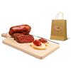 Moretti® Nduja Calabrese Di Spilinga 2 Confezioni Sottovuoto 800 gr 100% NATURALE Salame Spalmabile di Puro Suino In Regalo Ricettario e Tagliere In Legno