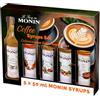 Monin Le Sirop de Monin COFFEE SYRUPS SET - 5 x 50ml