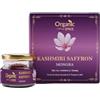 ORGANIC SPREE Zafferano Kesar Saffron del Kashmir biologico Spree 1 g (0,035 once) in fili puri e naturali l Dai migliori terreni agricoli di Pampore, zafferano Mongra certificato J&K di grado A+