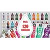 BOLERO MIX 120 BUSTINE COCCO MANDORLA MELONE ARANCIA ROSSA DRAGON FRUIT