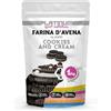 Platinum sport nutrition FARINA D'AVENA COOKIES AND CREAM. Senza glutine. Senza lattosio. Formato da 1Kg.