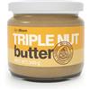GymBeam - Delizioso Burro di Anacardi, Arachidi e Mandorle 400g, Senza Glutine, Senza Olio di Palma, Ricco di Proteine e Fibre, Prodotto con Ingredienti Naturali - Crema Triple Nut