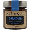 ASTENSIS Crema Spalmabile Gianduia Artigianale - Cacao e Nocciola - 250 grammi - Cioccolato - Adatta Per Dolci, Colazioni, Prodotti di Pasticceria.