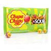 Chupa Chups SOUR Lecca lecca lecca, confezione assortita, al gusto di limone, fragola e mela, confezionate singolarmente, per adulti e bambini, confezione da 25