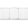 Safetots Cancelletto di Sicurezza con Parte Superiore Incurvata, 161cm - 170cm, Bianco Opaco, Montaggio a Pressione, Cancelletto per Bambini per Porte, Corridoi e Spazi Stretti, Barriera di Sicurezza