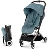CYBEX - Poussette ultra compacte et confortable - ORFEO - 4 roues - Stormy Blue