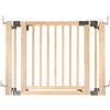 Safetots Divisorio Multipannello in Legno, Fino a 96cm, Legno Naturale, 76cm di Altezza, Barriera Versatile a più Pannelli, Divisorio per Stanze con Cancelletto per Bambini e Neonati