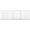 Safetots Cancelletto di Sicurezza con Parte Superiore Incurvata, 234cm - 243cm, Bianco Opaco, Montaggio a Pressione, Cancelletto per Bambini per Porte, Corridoi e Spazi Stretti, Barriera di Sicurezza