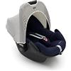 Dooky Custodia con cappuccio per seggiolino auto, carrozzina, passeggino, universale, protegge da sole, vento e pioggia leggera, protezione UV UPF 50+, facile da installare e lavare, San Marino