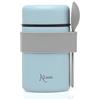 Kiokids Termos Pappine Acciaio Inossidabile 500 Ml Con Cucchiaio Blu