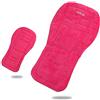 Wonder Kids Fodera per seggiolino in pile per passeggini e passeggini, imbottitura universale su entrambi i lati (rosa rosso 80 x 32)