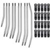 Generic RC Link Rod RC, 10 pezzi, accessori per auto per crawler RC 1/10 RC 324 mm, passo assiale SCX10 TRX4 TRX-4