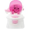 AUYART Toilette Da Allenamento Con Porta Fazzoletti, Mobili Imbottiti Rimovibili, Vasino Per Wc, Vasino Educativo Potty, Design Cartone Animato, Materiale Pp, 36 x 42 x 30 Cm (Rosa)