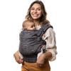 Boba X Marsupio - Regolabile da Neonato a Bambino, Marsupio Ergonomico 2-in-1 Frontale e Zaino con Spallacci Incrociabili (Pioggia di Denim)