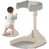 Comebachome Supporto per il bagno per bambini, altezza regolabile e supporto per bagno per bambini non slip con serratura di sicurezza, pieghevole e portatile per 6 mesi+, per la doccia