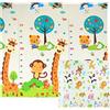 CCLIFE Tappeto Gioco Bambini Pieghevole 196x176x1cm, Numero & Cervo