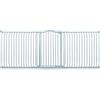 Safetots Cancelletto di Sicurezza Extra Alto con Parte Superiore Incurvata, 271cm - 280cm, Grigio Opaco, Extra Alto con 100cm di Altezza, Montaggio a Pressione per Scale, Barriera di Sicurezza