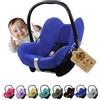 BambiniWelt by Rafael K. Rivestimento estivo in spugna per seggiolino auto compatibile con Maxi Cosi Cabrio Fix + imbottitura per cintura (blu + GP)
