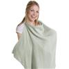 DAKLUNAR Copri Seno Allattamento, Lenzuolo Allattamento Copri Seno Allattamento Morbido e Traspirante telo allattamento al seno Coperta per Allattamento Leggero Traspirante 100% Cotone (Grigio-verde)