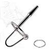 CYGzeon Dilatatori Uretrali In Acciaio Inossidabile Con 2 Anelli for Il Pene Catetere Asta for Pene Impermeabile Masturbazione Della Prostata Sonde Uretrali Sondaggio Uretrale Giocattolo Sessuale