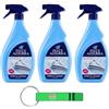 Beni Culinari 3x Felce Azzurra Appretto Leggero Spray per Stira Veloce, Stiratore leggermente rinforzante, stiratura rapida, profumato 750ml + Portachiavi Beni Culinari in Omaggio
