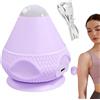 Generic Sfera a cono per massaggi, sfera vibrante elettrica per massaggio, con controllo della temperatura a 2 velocità, doppia modalità, flessibile, strumento di rilascio miofasciale per muscoli