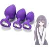 XaiYimee 3 Pezzi Primario Viola Silicone Bûtt Pl'ugs Gây T Morbido Durevole Articoli Sportivi