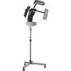 MooBeey 650 W, cuffia da parrucchiere, asciugacapelli con 4 lampade riscaldanti, 40-70 °C, temperatura di riscaldamento regolabile, cuffia per asciugacapelli con 4 ruote universali, altezza regolabile
