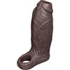 Generico Manicotto del pene realistico Manicotto del pene - Anello for il estensore Giocattoli sessuali maschili Anello for l'ingrandimento dell'estensore Giocattolo sessuale maschile uomini(C,L)