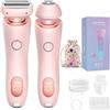 Gienslru The Glide Pro 3.0, Duskofficial Razor, Dusk Official Rasoio elettrico, Dusk Official Electric Razor, Glide Pro 3.0, impermeabile, uso bagnato e asciutto, per ascella, gamba (rosa)
