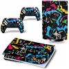 PDURMBUAB Nessuna Schiuma Nessuna Bolla Per PS5 Skin Disc Edition & Digital Console E Controller Vinyl Cover Skins Wraps Resistente Ai Graffi, Compatibile 68978(Digital Edition)