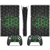 LNMLRBXEXZ Compatibile Con Adesivi Skin Per PS5 Slim Skin Disc Edition & Per Digital Console Controller Vinyl Cover Skins Wraps Scratch Resistant Compatible 36736 Avvolgimento(Disc Version)