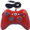 ONE250 Controller per gioco USB cablato per Xbox 360, Xbox 360 Slim, Windows PC - Sostituzione USB Wired Gamepad (rosso)