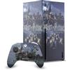 Head Case Designs Licenza Ufficiale Harry Potter Castello Grafica Pacchetto Console Da Gioco Wrap E Pelle Per Controller Compatibile con Xbox Series X