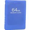 Tomantery Scheda di Memoria da 64 MB Scheda di Memoria per Giochi Ad Alta velocità per Tutti i Giochi, Plug and Play, Adatta per Game Master Materiale: ABS Colore: (Blu)