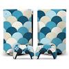PDURMBUAB Nessuna Schiuma Nessuna Bolla Decal Skin Per PS 5 Disk Edition Console 2 Controller Vinile Cover Wraps Per PS5 Disc Version 48713