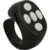 Sxhlseller Controller 5.3 Smart Ring per Girapagina , Pulsante Video di Controllo Remoto Leggero per Utenti IOS e (BLACK)