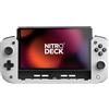 CRKD Nitro Deck (White) Standard Edition For Nintendo Switch & OLED Model - Built for Comfort - Speed - With ZERO Stick Drift