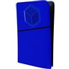 AARONMEI Custodia per PS5 Slim, pannello con fori per la dissipazione del calore, cover protettiva antigraffio e antipolvere, pannelli laterali di ricambio in ABS (blu-versione digitale)