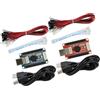SJ@JX Arcade Game Encoder USB Zero Delay Controller Board Kit fai da te per pulsanti e joystick, luce di alimentazione a LED, compatibile con Raspberry Pi, Retropie, MAME, Windows