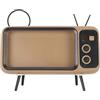 Naroote Porta Telefono Stile TV retrò Resistente Ai Graffi Supporto Tavolo Decorativo Accessori Scrivania Donna Regali Compatibili con Tutti Telefoni Cellulari Resistente All'usura