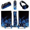 GALSOR Protettivo 16377 Per PS5 Console Disc Edition & Digital Sticker Vinyl Decal Cover Per Ps5 Controller & Charging Station & Headset & Media Remote Senza Bolle E Senza Residui(Disc Version)