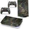 PDURMBUAB Nessuna Schiuma Nessuna Bolla Pelle Decalcomanie Anime Console Per PS5 Disk Edition 2 Controller Pellicola Vinile Avvolge, Durevole, Resistente Graffi 9198