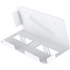 Gedourain Staffa per Montaggio a Parete per Console Galleggiante, Robusto Supporto in Ferro per Console di Gioco Dietro la TV, Supporto Stabile a Parete per L'home Office (Bianca)