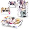 GALSOR Protettivo Decal Skin Per PS 5 Disk Edition Console 2 Controller Vinile Cover Wraps Per PS5 Disc Version 15296 Senza Bolle E Senza Residui