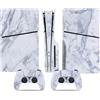 LNMLRBXEXZ Compatibile Con Adesivi Skin Per PS5 Slim Skin Disc Edition Console E Controller Vinyl Cover Skins Wraps Resistente Ai Graffi Compatibile No Shrinkage Forte Adesione 71831 Avvolgimento