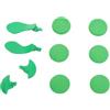 Tomantery Set di Impugnature e Paddle per Controller di Gioco per Un'esperienza di Gioco Migliorata per Controller di Wireless [Gomma, Acciaio inossidabile] Adatto per i Giocatori (Verde)